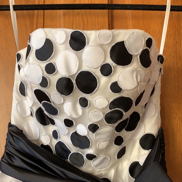 Sean Couture Strapless Polkadot Dress - Picture 5 of 6